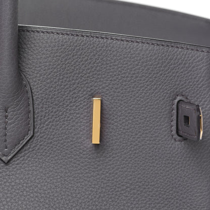 Hermes Togo Birkin 35 Etain 17 of 29