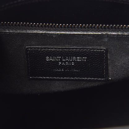 Saint Laurent Grain De Poudre Studded Small Sac De Jour Black 6 of 11