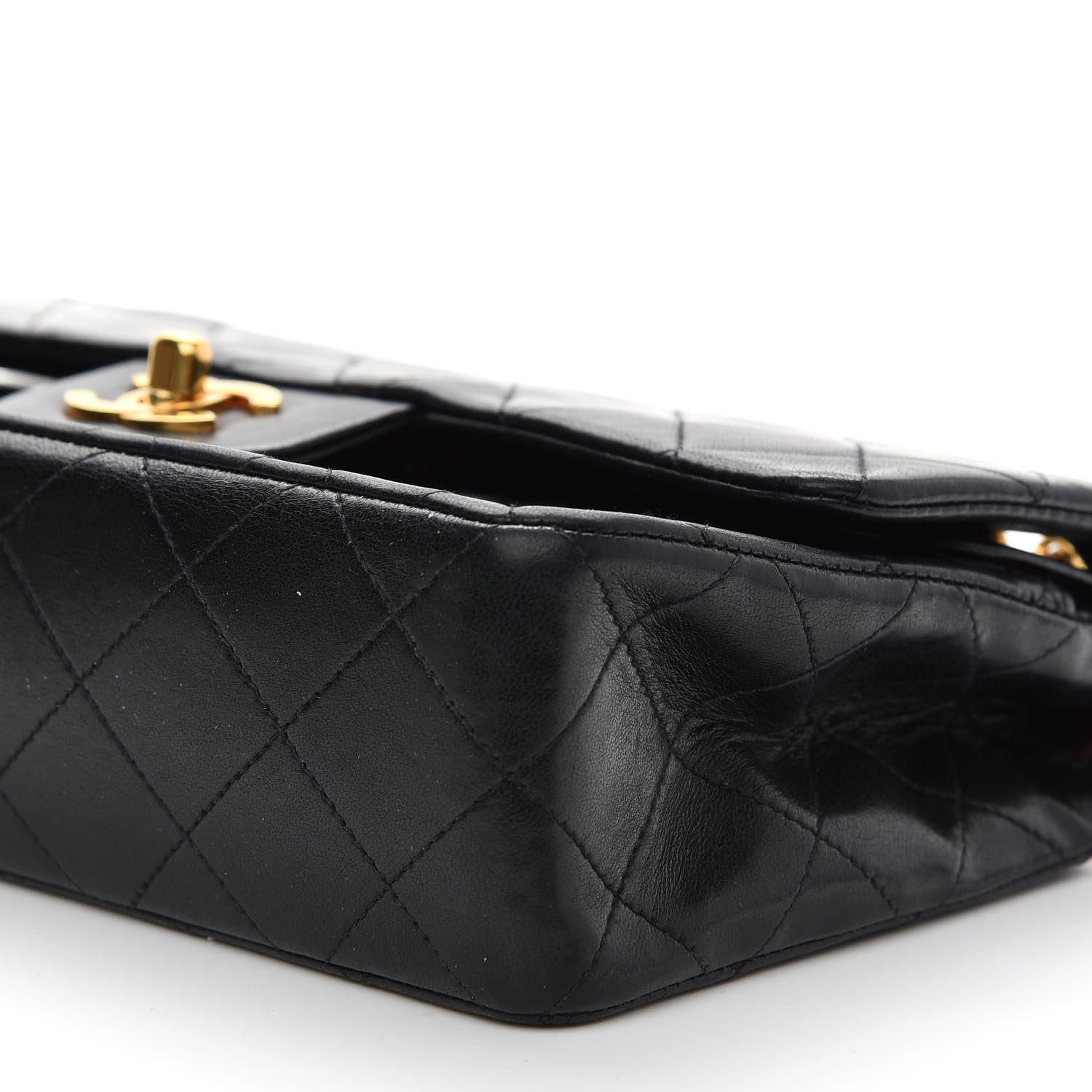 Chanel Lambskin Quilted Small Double Flap Black 8 of 8