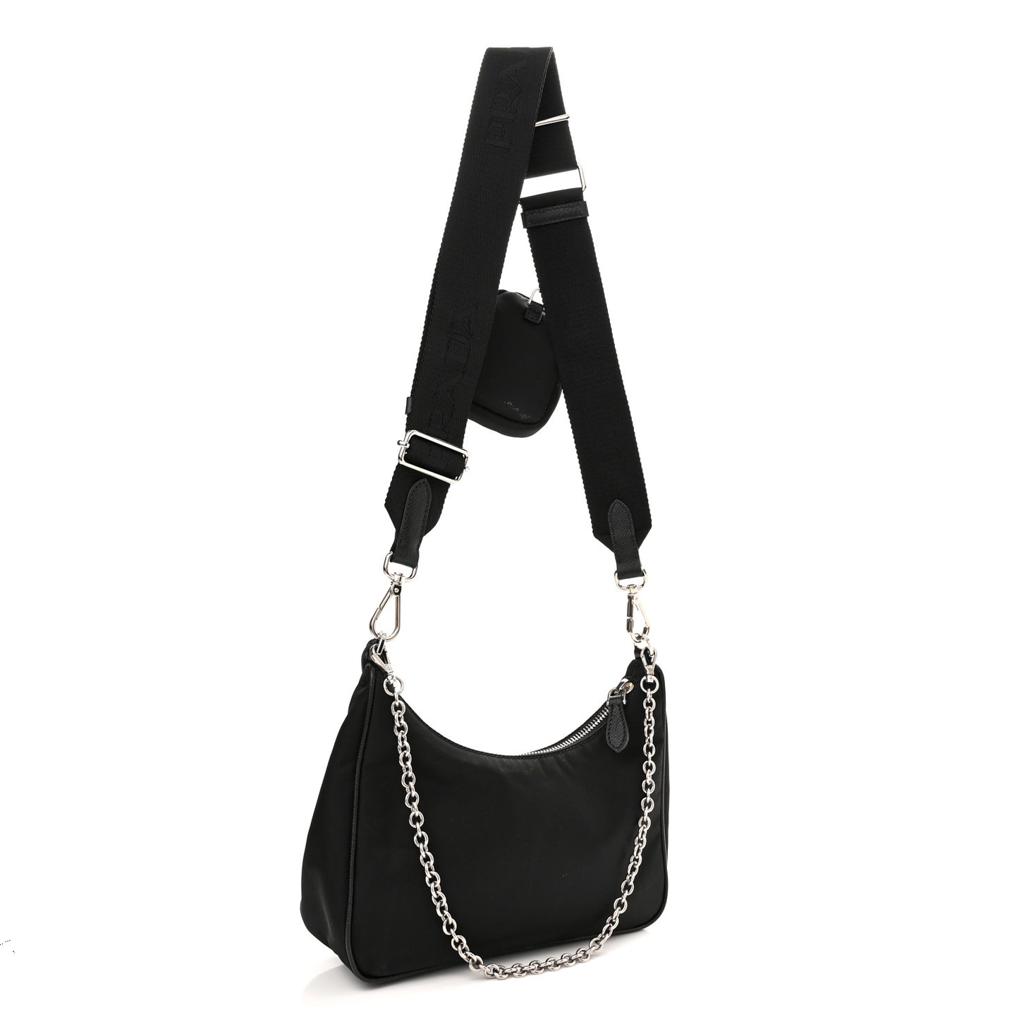 Nylon Re-Edition 2005 Shoulder Bag Black