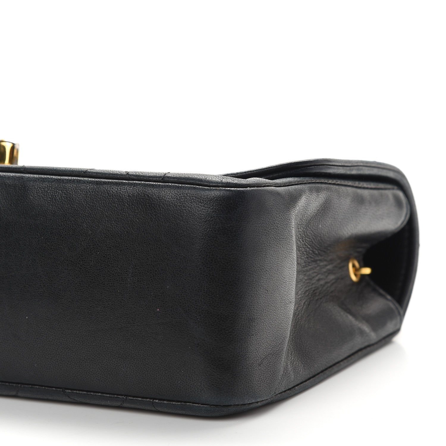 Chanel Lambskin Quilted Medium Single Flap Black 10 of 10