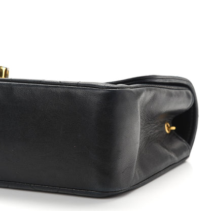 Chanel Lambskin Quilted Medium Single Flap Black 10 of 10