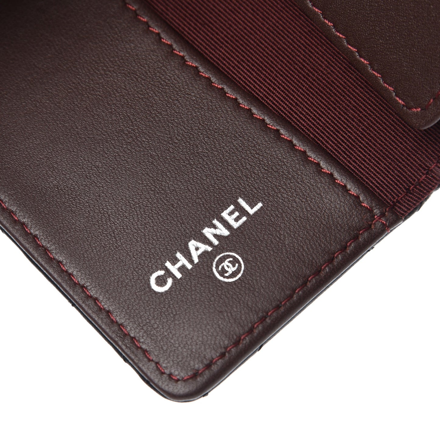 Lambskin Quilted 6 Key Holder Black