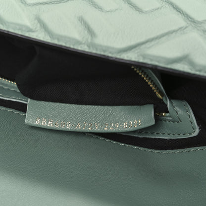 Fendi Nappa FF 1974 Embossed Baguette Menta 7 of 10