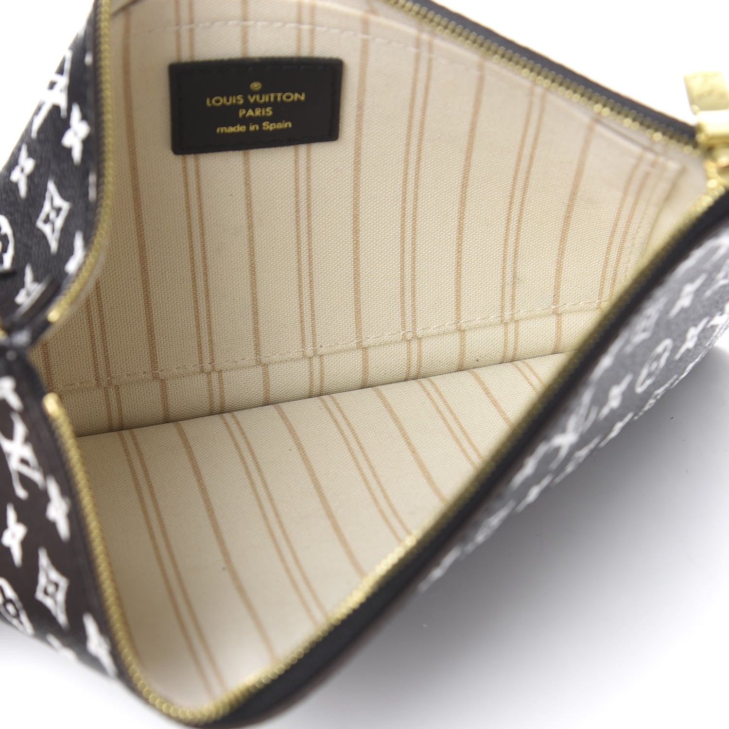 Louis Vuitton Monogram Giant Jungle Neverfull MM GM Pochette Black 4 of 8