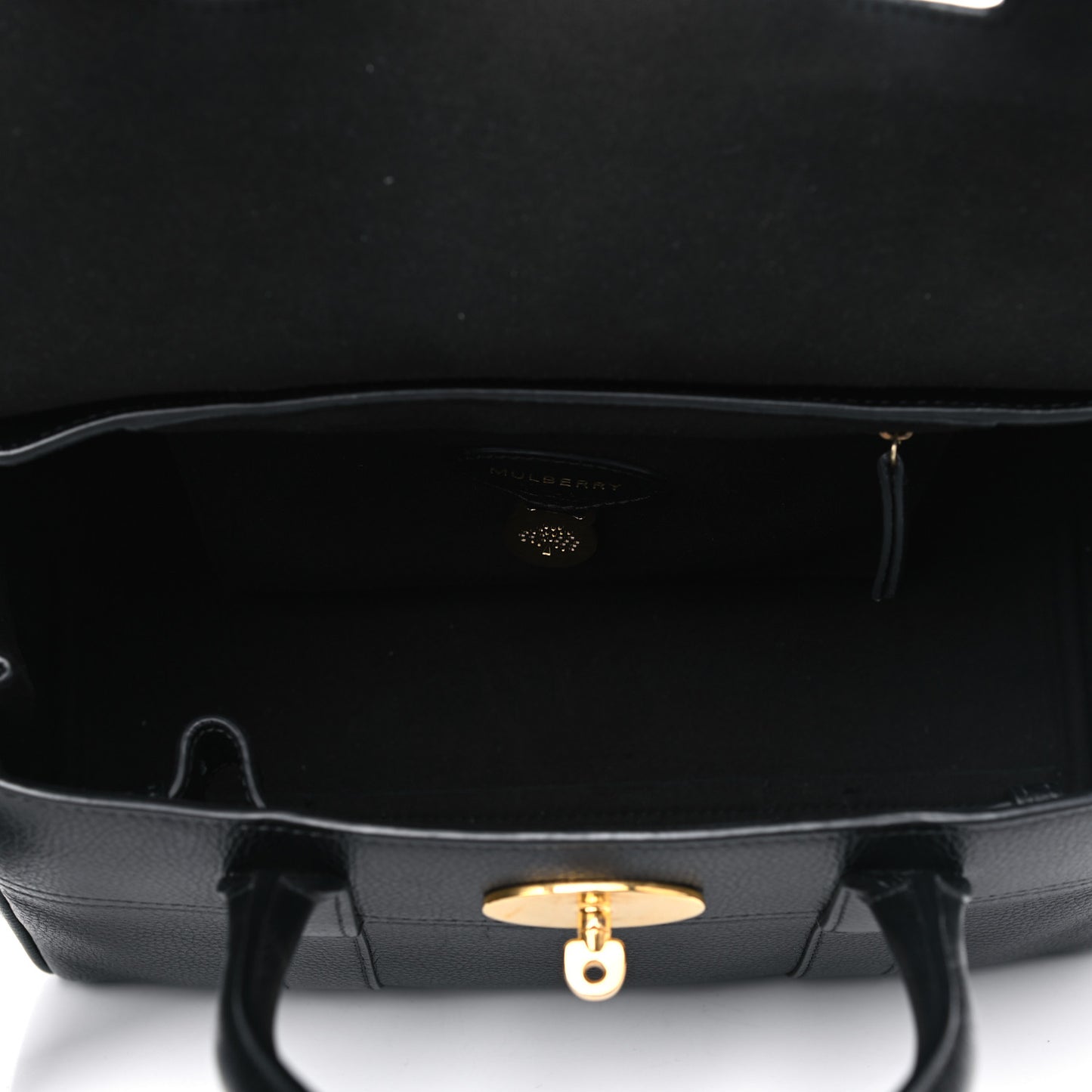 Natural Vegetable Tanned Small Bayswater Black