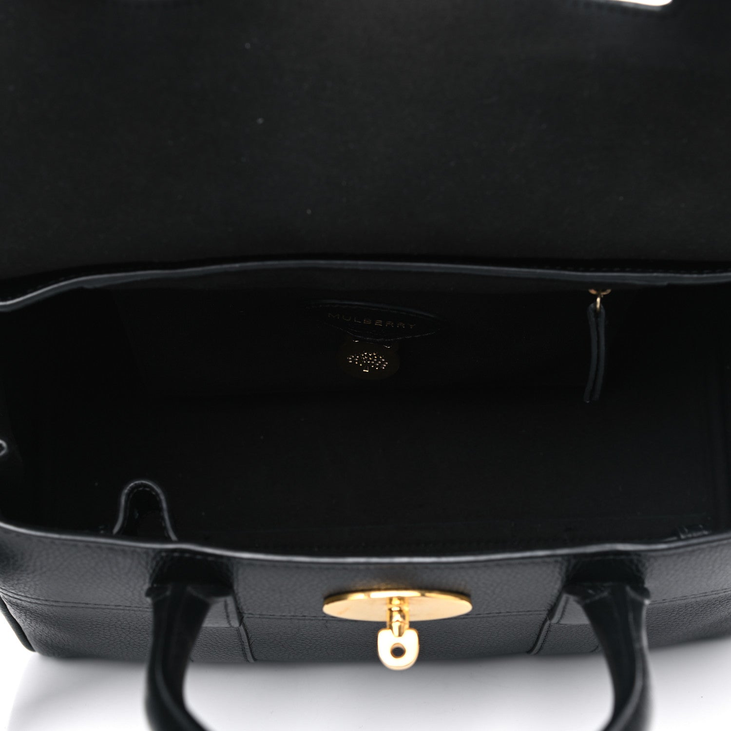 Mulberry Natural Vegetable Tanned Small Bayswater Black 4 of 11