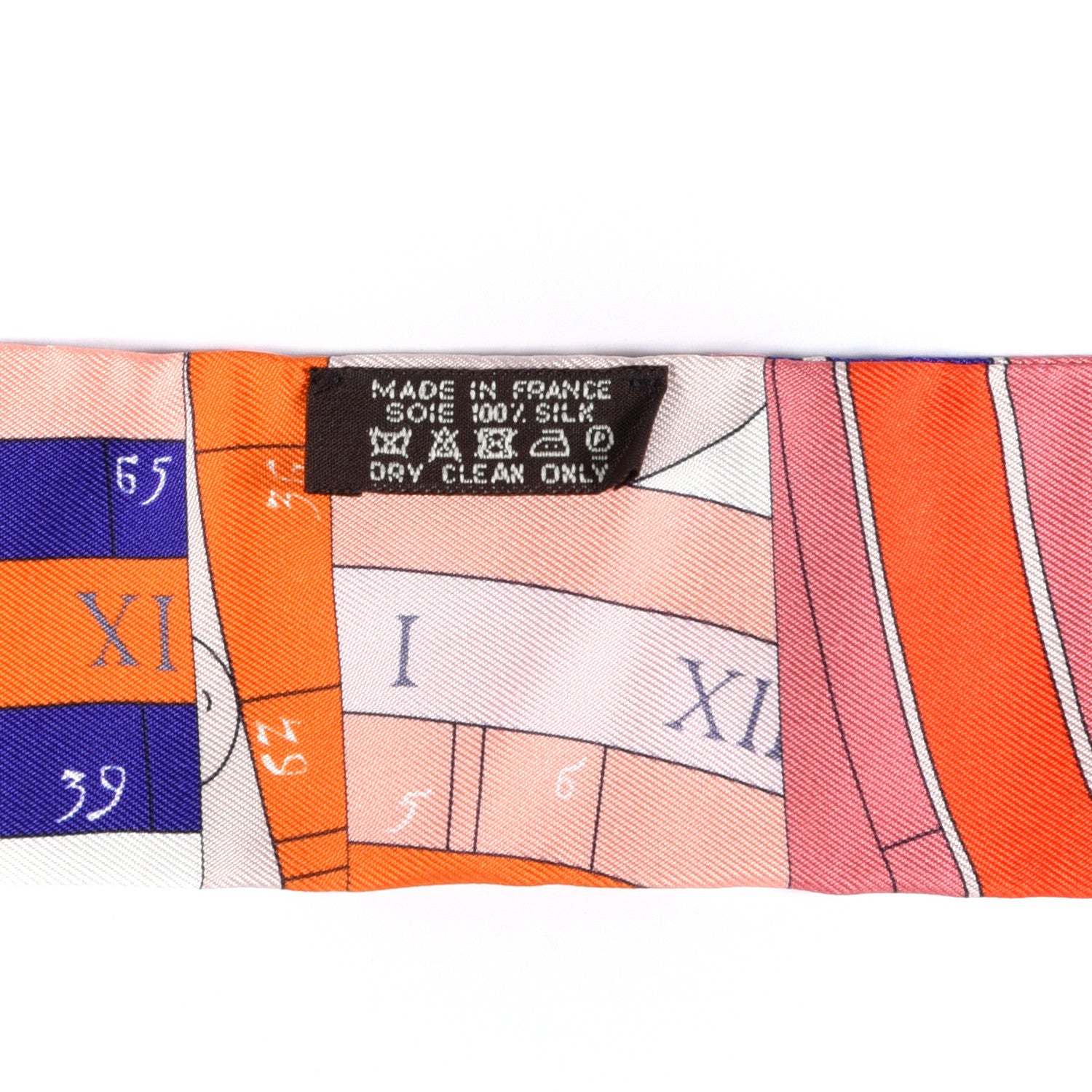 Hermes Silk Astrologie Nouvelle Twilly Corail Ultraviolet Terracotta 2 of 3