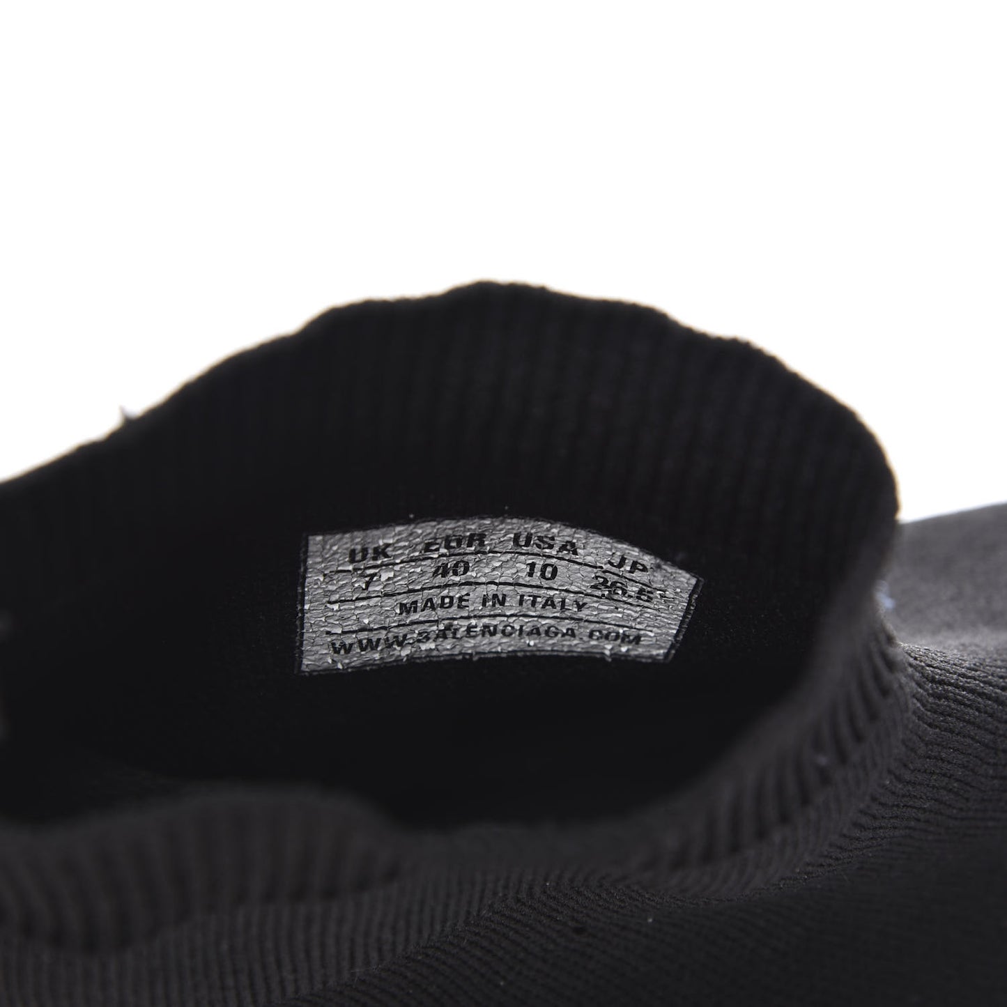 Neoprene Knit Womens Speed Sneakers 40 Black