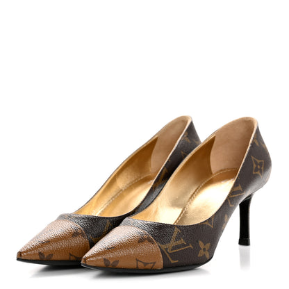 Louis Vuitton Reverse Monogram Cherie Pumps 35 4 of 11