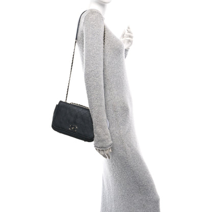 Chanel Calfskin Stitched CC Case Flap Bag Black 2 of 11
