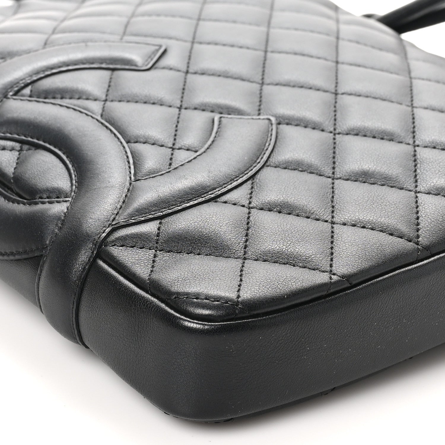 Chanel Calfskin Quilted Medium Cambon Messenger Black 8 of 9