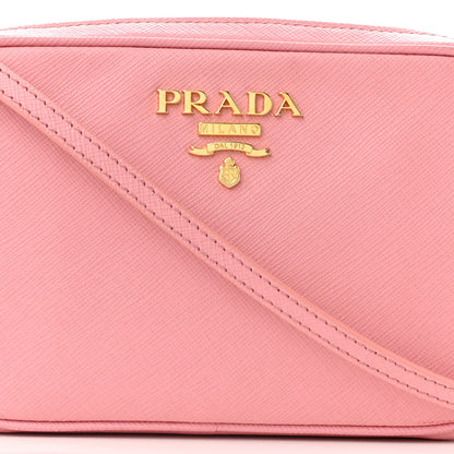 Prada Saffiano Lux Small Camera Crossbody Bag Petalo 7 of 12