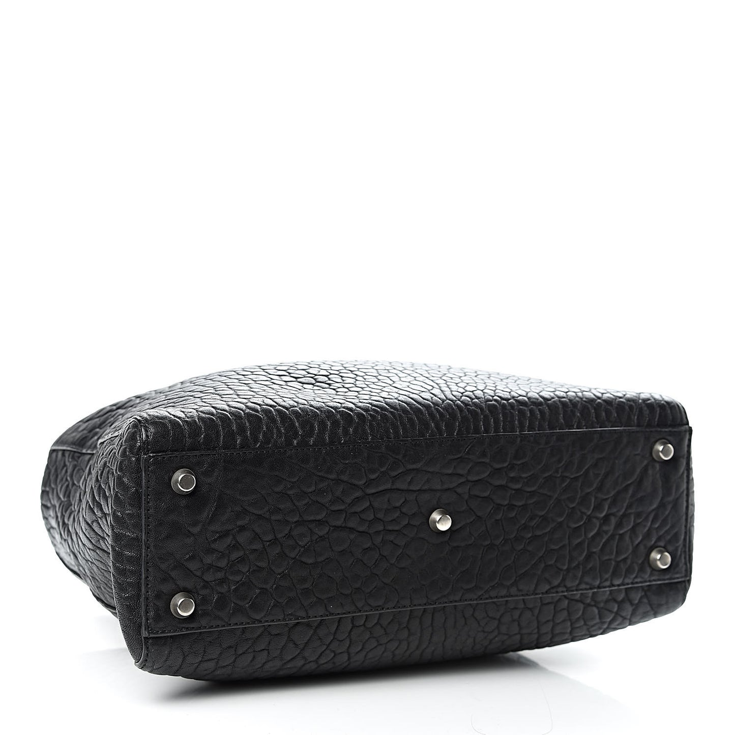 Canyon Grained Lambskin Large Lady Dior Black