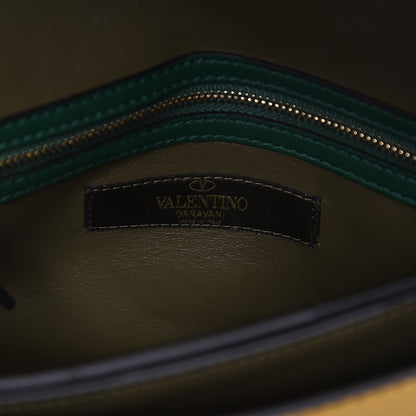 Valentino Garavani Nappa Canvas Camouflage Rockstud Wristlet Clutch Multicolor 6 of 11