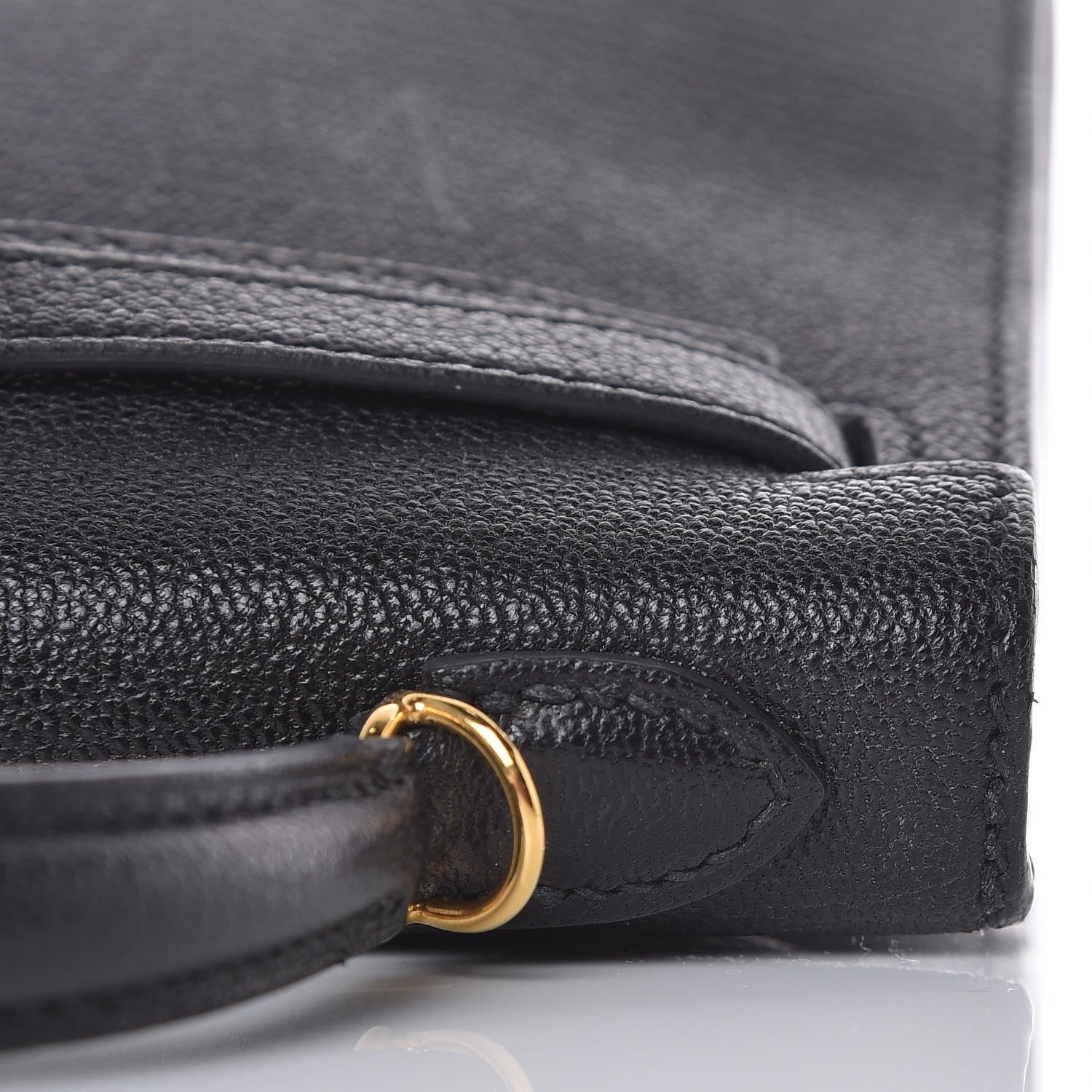 Hermes Chevre Chandra Mini Kelly Sellier 20 Black 31 of 37