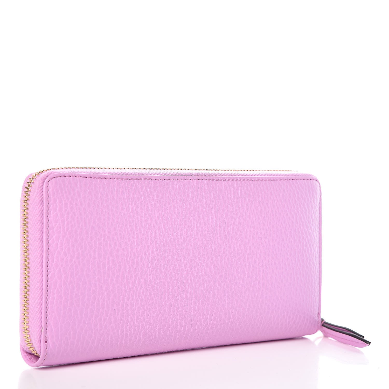 Gucci Dollar Calfskin GG Marmont Bosco Zip Around Wallet Malva 3 of 8