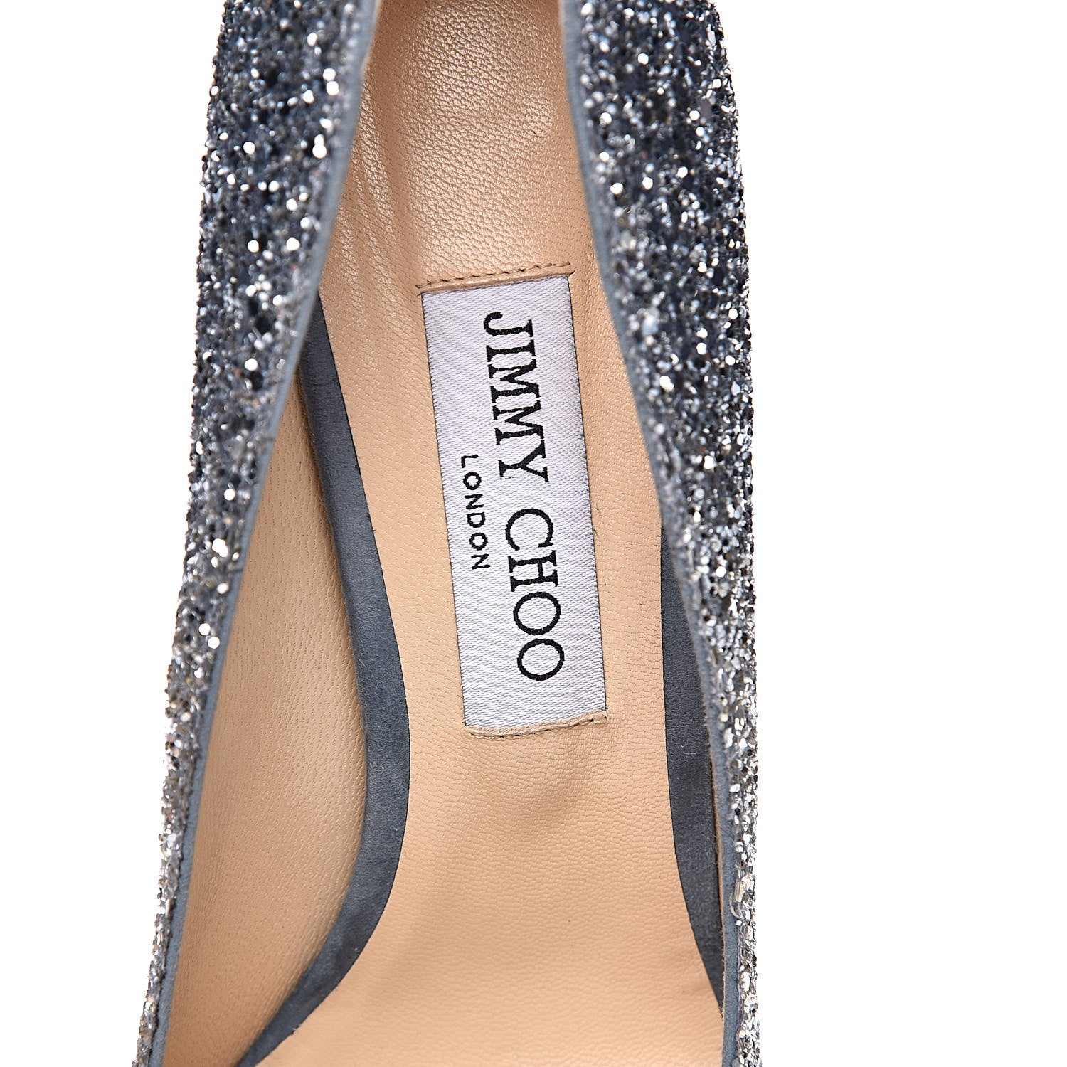 Jimmy Choo Glitter Degrade Romy 100 Pumps 39.5 Dusk Blue Silver 6 of 10