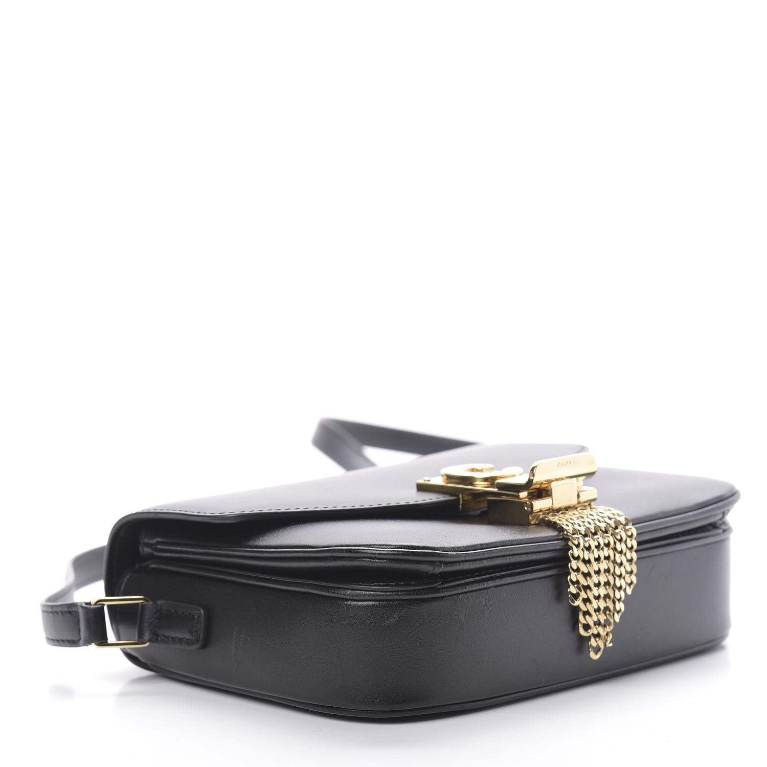 Celine Shiny Calfskin Small C Bag Black 4 of 14