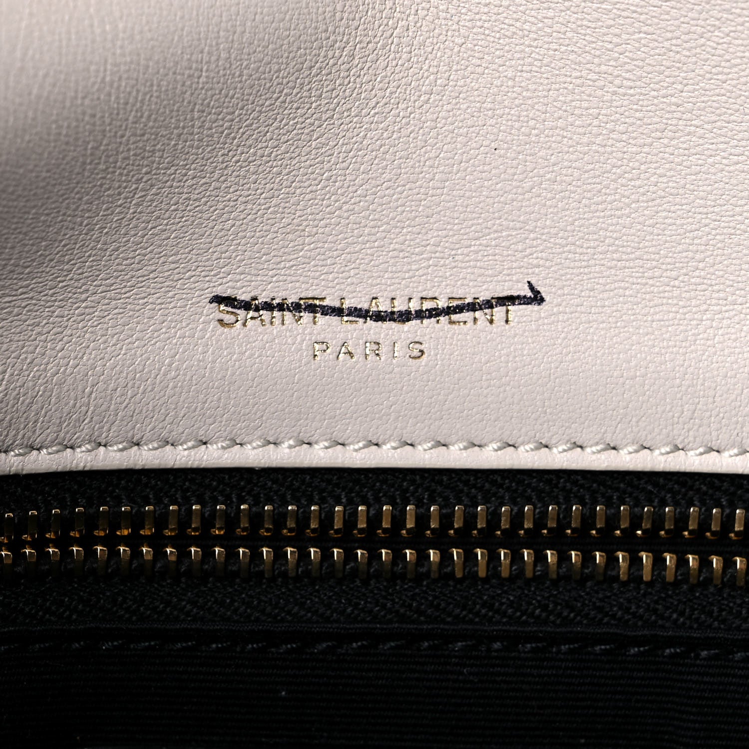 Saint Laurent Lambskin Matelasse Monogram Medium Niki Chain Satchel Ivory 6 of 19