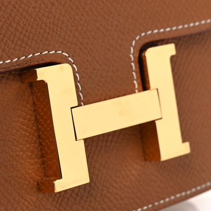Hermes Epsom Constance Slim Wallet Gold 9 of 9