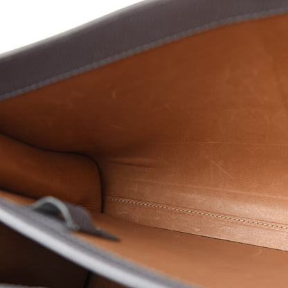 Delvaux Grained Calfskin Brillant Briefcase Grey 10 of 18