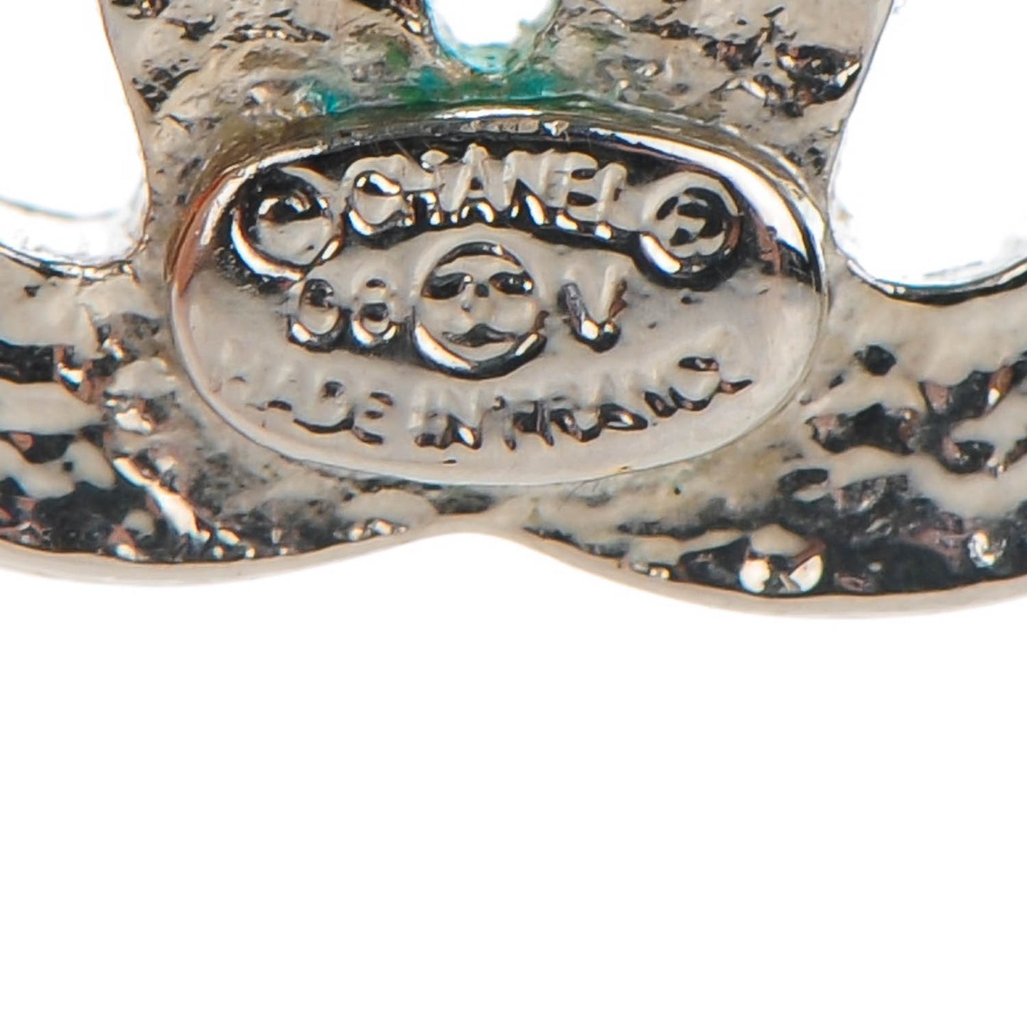 Crystal Timeless CC Earrings Silver