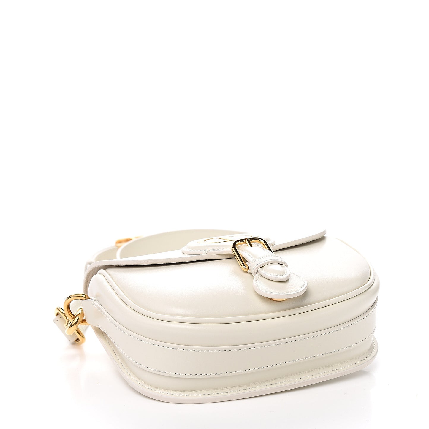 Box Calfskin Small Bobby Bag White