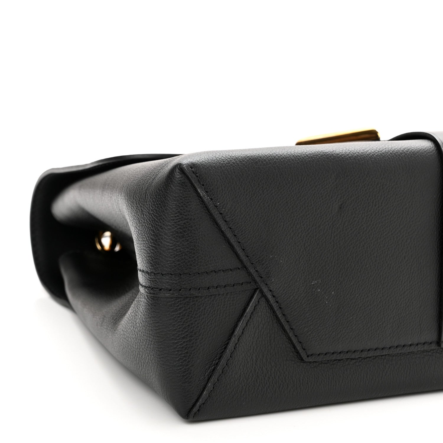 Louis Vuitton Calfskin Monogram Very One Handle Black 8 of 12