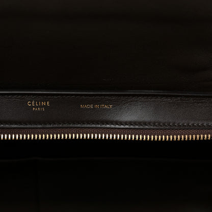 Celine Smooth Calfskin Nubuck Small Tri-Color Trapeze White 6 of 9