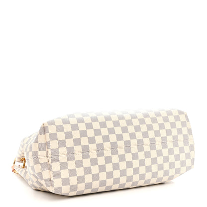 Louis Vuitton Damier Azur Graceful MM Rose Ballerine 4 of 9