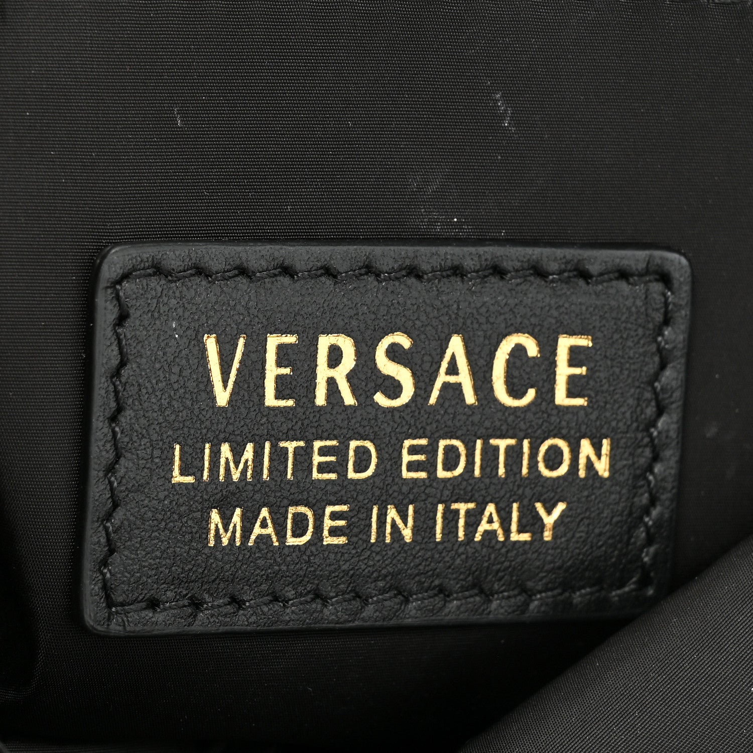 Versace Nylon Mini Medusa Shopper Crossbody Bag Black 6 of 8