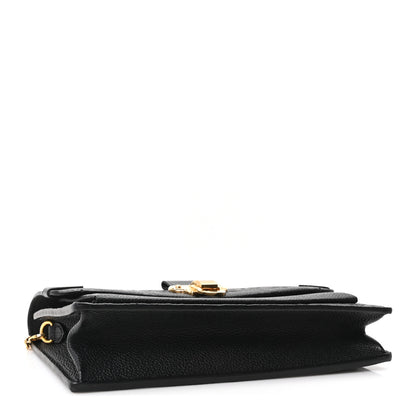 Louis Vuitton Empreinte Vavin Chain Wallet Black 4 of 9
