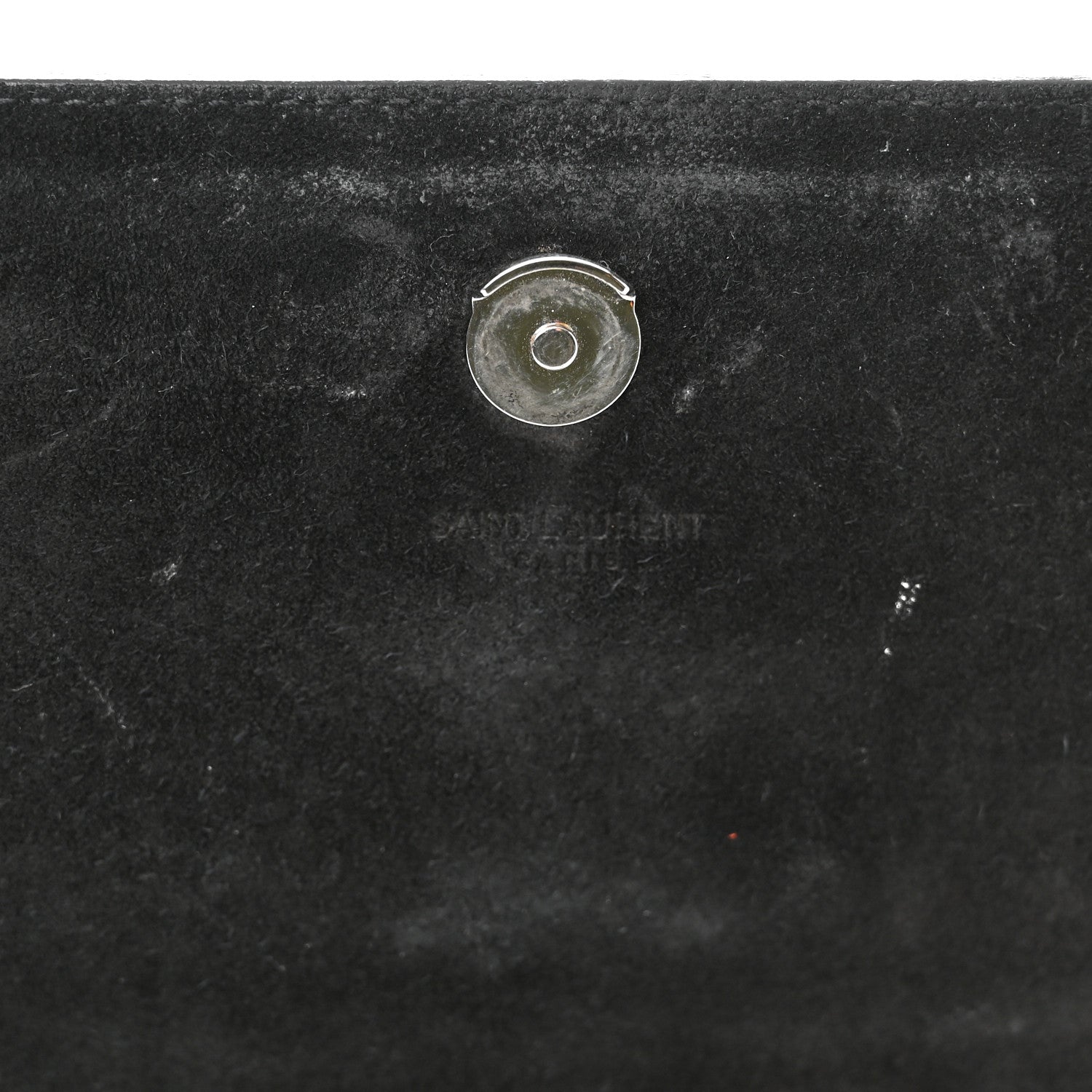 Saint Laurent Metallic Sparkle Calfskin Medium Monogram Kate Satchel Black 7 of 13