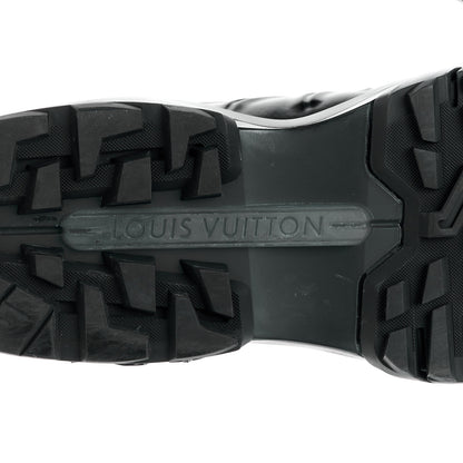 Louis Vuitton Calfskin Mens Millenium Sneakers 10 Black 6 of 14