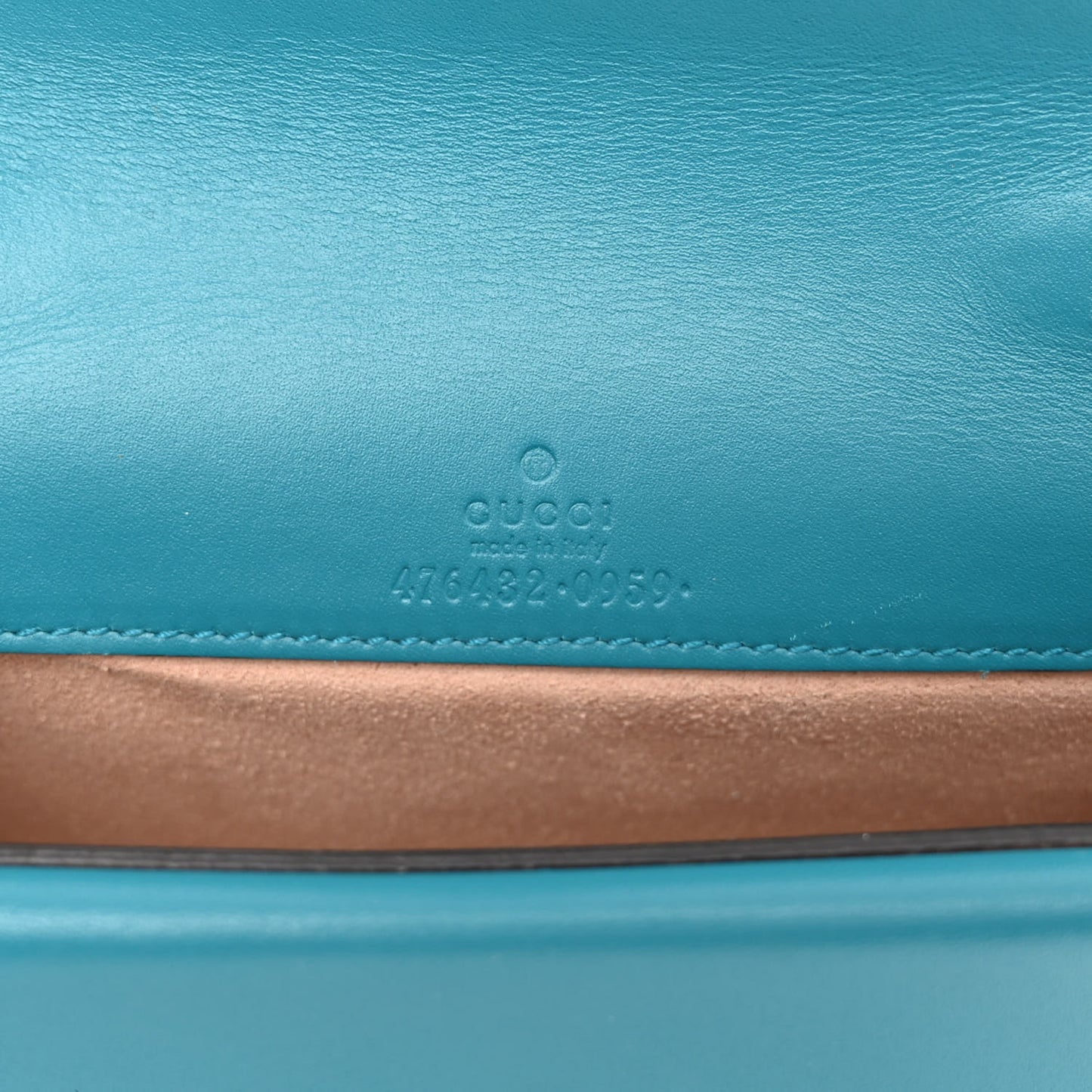 Velvet Super Mini Dionysus Shoulder Bag Pavone Cyan