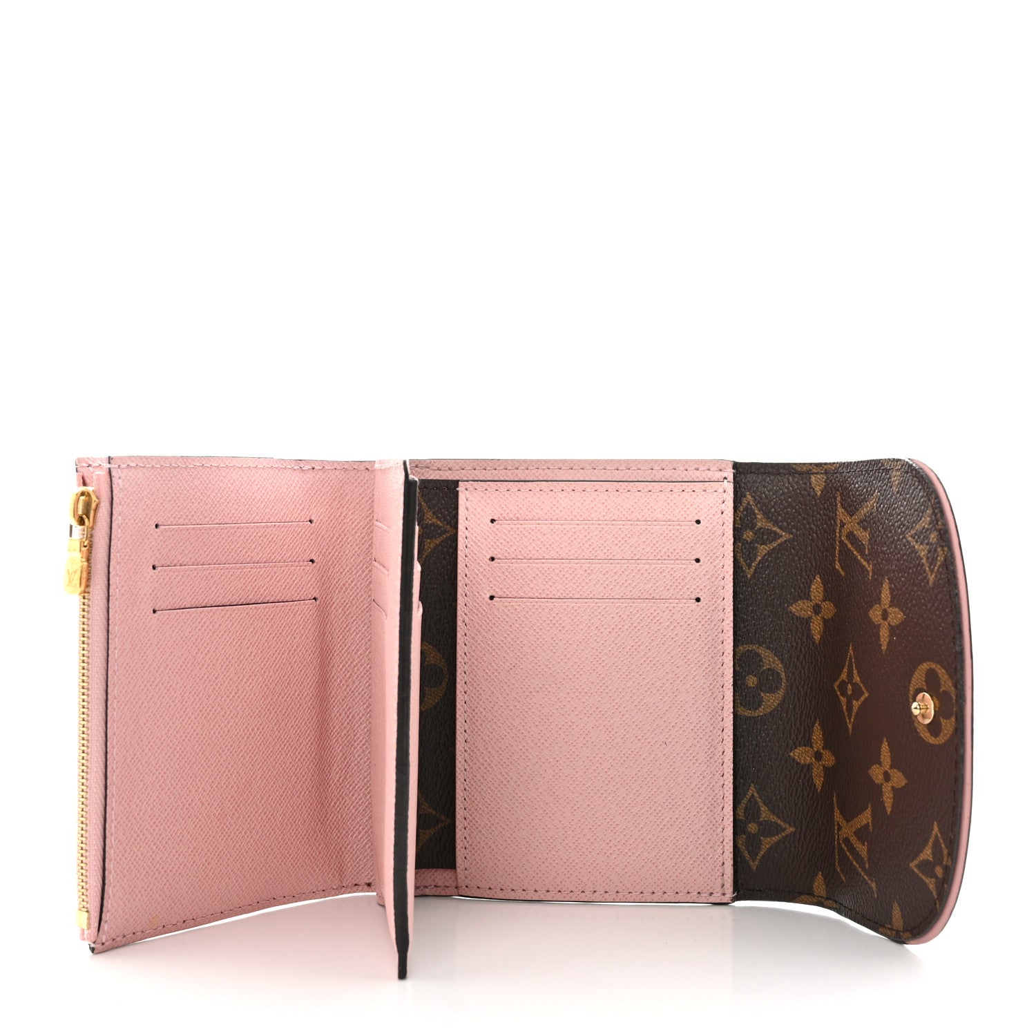 Louis Vuitton Monogram Ariane Compact Wallet Rose Ballerine 5 of 11
