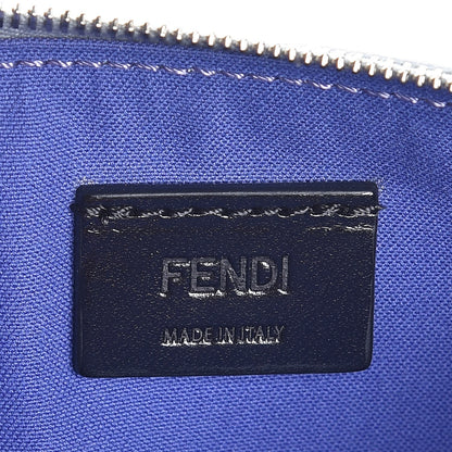 Fendi Vitello Elite Studded Hypnoteyes Zip Pouch Polvere Multicolor 6 of 11