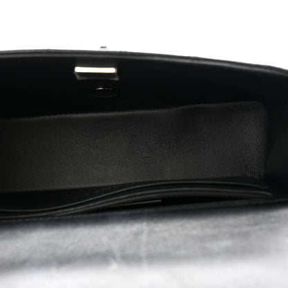 Chanel Lambskin Quilted Mini Top Handle Rectangular Flap So Black 5 of 11