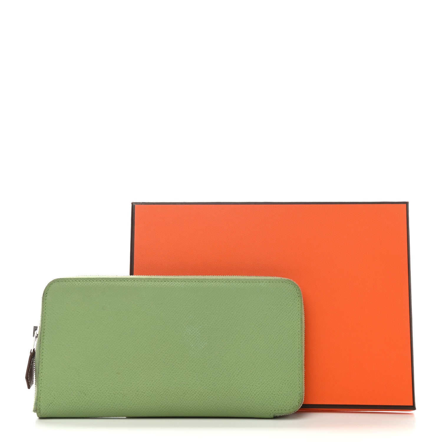 Hermes Epsom Silk'In Wallet Vert Criquet 9 of 9