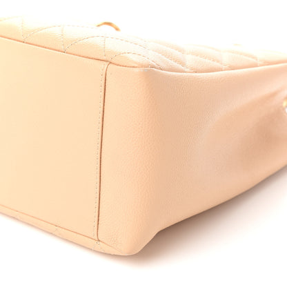 Chanel Caviar Quilted Grand Shopping Tote GST Beige Clair 7 of 10