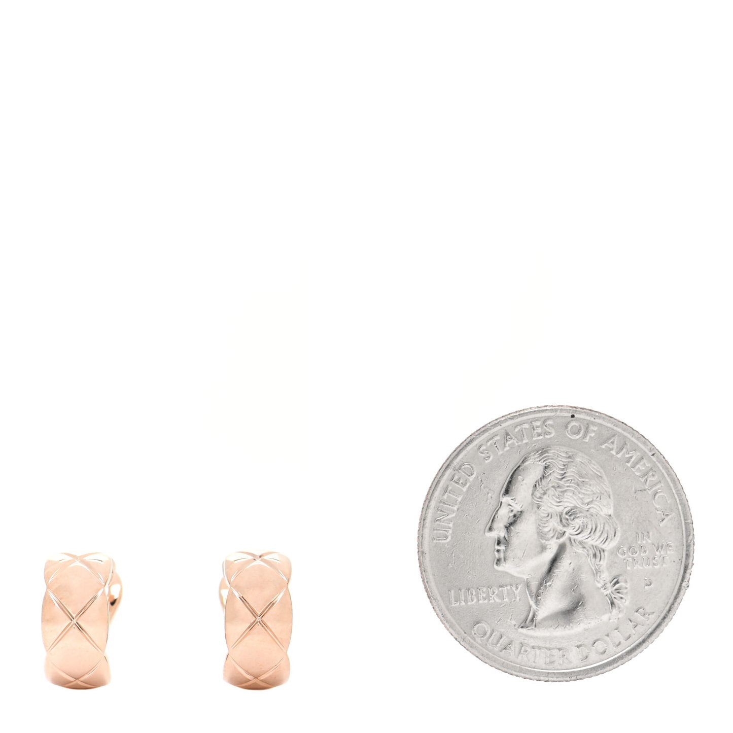 18K Beige Gold Coco Crush Hoop Earrings