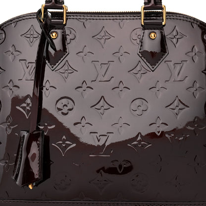 Louis Vuitton Vernis Alma PM Amarante 8 of 10