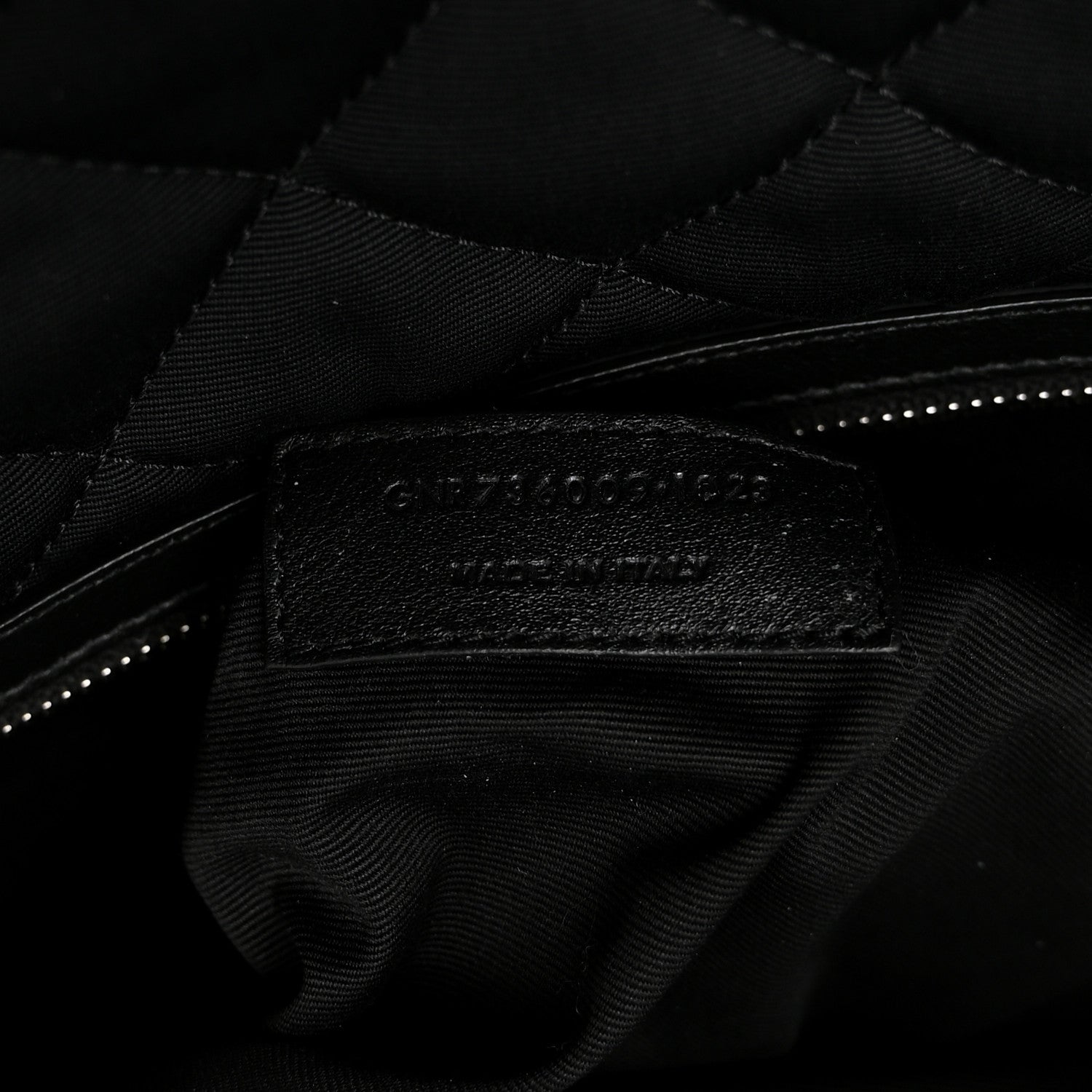 Saint Laurent Calfskin Quilted ES Giant Travel Bag Black 6 of 9