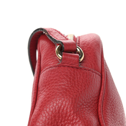 Gucci Pebbled Calfskin Small Soho Disco Bag Tabasco Red 21 of 21
