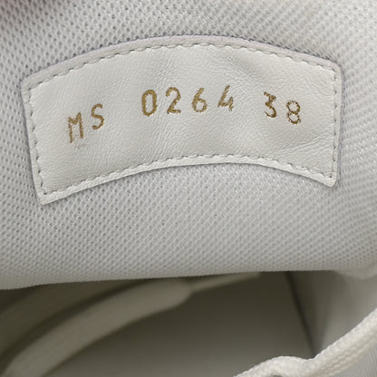 Louis Vuitton Canvas Calfskin Monogram LV Groovy Platform Sneakers 38 Beige 9 of 9