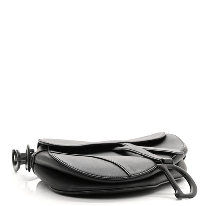 Christian Dior Ultra Matte Calfskin Saddle Bag Black 4 of 13