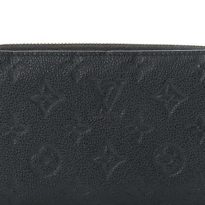 Louis Vuitton Empreinte Zippy Wallet Black 7 of 9