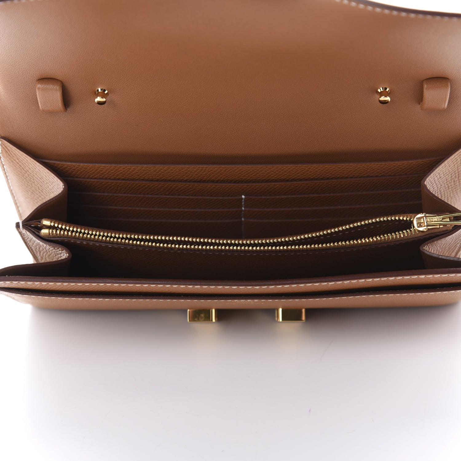 Hermes Epsom Constance Long Wallet To Go Gold 5 of 10