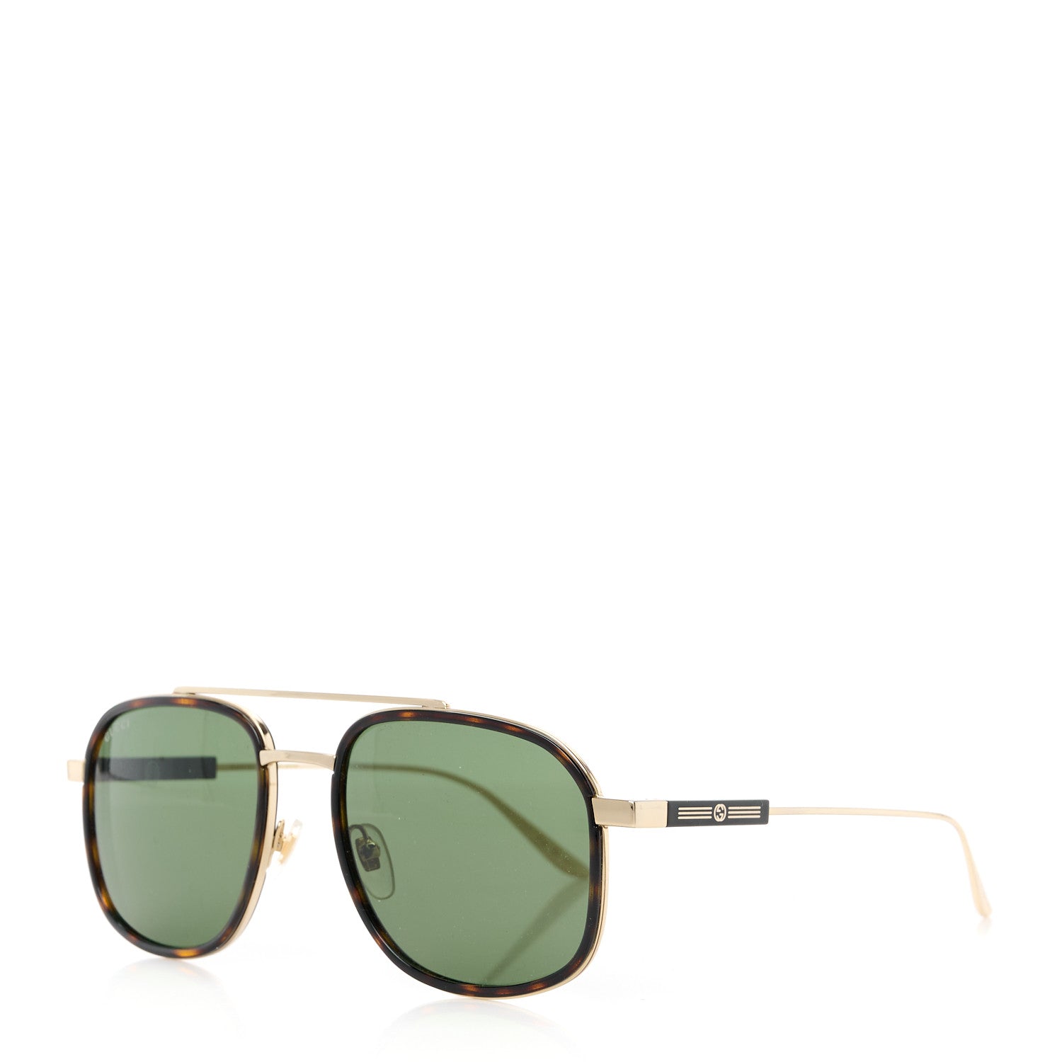 Gucci Metal Square Frame Sunglasses GG1310S Black 1 of 8